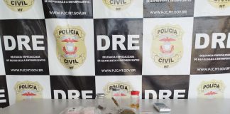Cinco traficantes foram presos em flagrante pela Polícia Civil em Cuiabá e Várzea Grande
