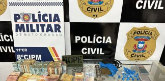 A Operação Novo Líder realiza buscas para identificar uma organização criminosa e apreende quase 80 mil reais com suspeitos em MT