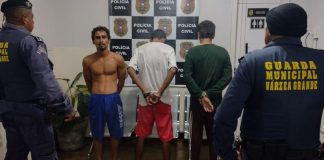 A Delegacia de Homicídios e Proteção à Pessoa (DHPP) e a Guarda Municipal prenderam três homens suspeitos de matar uma jovem e enterrar o corpo em uma cova rasa em Mato Grosso