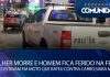 Grave acidente na Avenida da FEB – Mulher morre e homem fica ferido