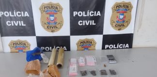 A Polícia Civil prende e fecha ponto de venda de drogas em Mato Grosso