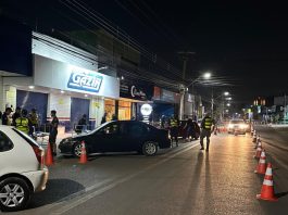 Operações em dois pontos distintos de Cuiabá resultaram na detenção de 17 condutores que estavam sob efeito de álcool