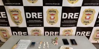 Ação conjunta entre o tráfico de drogas sintéticas e o dono de uma boca de fumo resulta em prisões distintas em MT