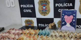 A Polícia Civil deteve um suspeito e fechou um centro de armazenamento de drogas de uma facção criminosa em MT