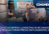 Policia fecha empresa clandestina de recapanagem – Duas pessoas foram presas em flagrantes