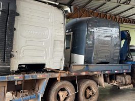 O proprietário de uma recuperadora de veículos foi preso por roubo de carretas roubadas em MT