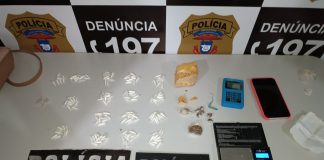 Dupla é presa com mais de 160 porções de drogas em MT