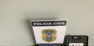 A Polícia Civil apreendeu armas de fogo em residências de investigado por violência doméstica em MT