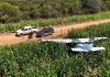 Aeronave com armas e mais de 600 munições cai em propriedade rural e envolvidos são presos