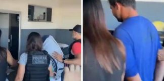 A polícia prendeu a mãe e o filho que mataram duas pessoas em uma residência em MT