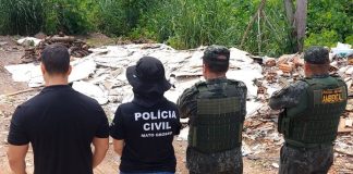 Um homem foi preso por suposto crime ambiental de poluição causada por resíduos sólidos em Cuiabá
