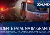 Acidente na Imigrantes deixa um homem morto – Homem bateu veículo na lateral da carreta