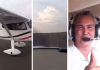 Ao lado de instrutor, advogado aparece pilotando avião que caiu em acidente com ele: veja vídeo