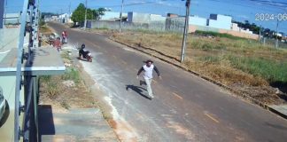 A câmera registrou uma tentativa de execução de um trabalhador em uma obra; veja o vídeo