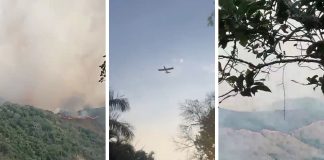 Os moradores se mobilizam contra um incêndio que se aproxima de condomínios na Chapada; confira o vídeo