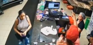 Funcionários de um açougue em Cuiabá são rendidos durante um roubo; confira o vídeo