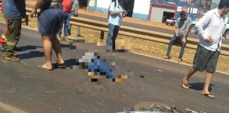 Uma mulher que morreu ao ser atropelada por caminhão na BR-364 é identificada