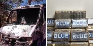A Polícia Federal apreendeu 67kg de cocaína, avaliada em R$ 1 milhão, no interior de Mato Grosso