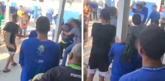 Alunos trocam socos durante briga no pátio da escola em Cuiabá: veja o vídeo