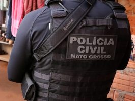 A Polícia Civil prende um criminoso suspeito de matar trabalhadores em Mato Grosso