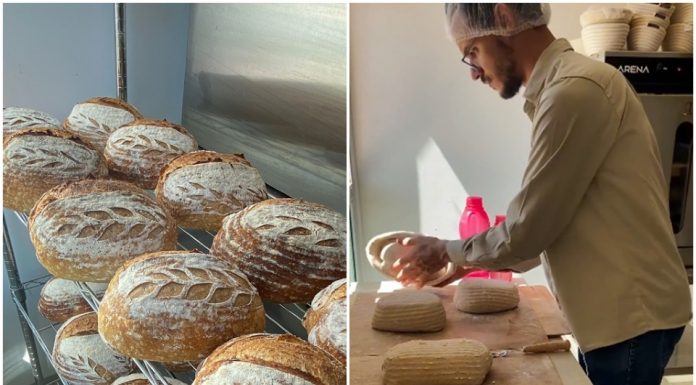Autodidata, o mato-grossense faz sucesso com pães de fermentação natural que vende na cafeteria da mãe