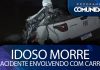 Um idoso morreu em um acidente entre uma carreta e uma picape, na cidade de Nossa Senhora do Livramento