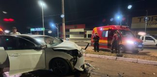 A adolescente de 17 anos sofreu uma batida entre veículos na rodovia BR-163