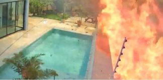 Incêndio em terreno baldio se espalha de maneira rápida e quase atinge outras residências em MT; veja vídeo
