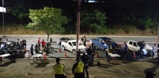 Adolescentes provocaram danos em uma concessionária de automóveis durante uma fuga da Polícia Militar em Cuiabá