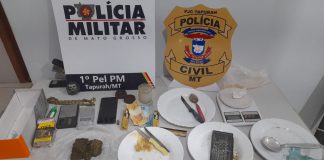 Ação integrada resultou na prisão de um jovem traficante em Mato Grosso