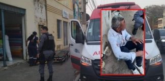 Uma dupla foi presa após espancar um homem de 42 anos durante um assalto no centro de Cuiabá