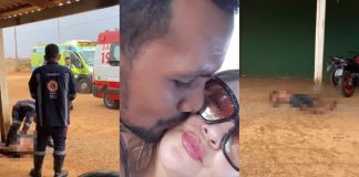 Câmera de segurança flagra mulher matando ex-marido a facadas em pátio de empresa