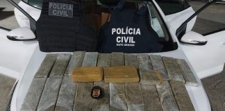 Um motorista de um aplicativo foi preso com 23 tabletes de drogas em Mato Grosso