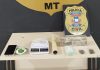 A Polícia Civil fecha boca de fumo e prende traficante e foragido do Estado de Mato Grosso do Sul em Mato Grosso