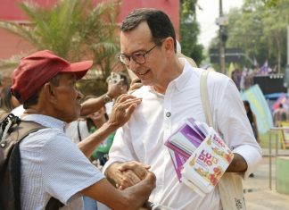 Lúdio é apoiado nas ruas de Cuiabá e defende um voto consciente