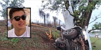 O médico mato-grossense morreu após colidir sua BMW contra uma árvore em uma rodovia de São Paulo
