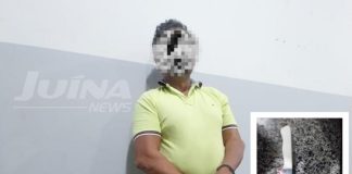 Um homem de 55 anos foi preso depois de esfaquear o desafeto na barriga e peito durante uma discussão em MT