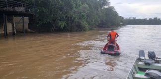 O corpo de uma jovem de 21 anos foi encontrado pelos bombeiros no rio Teles Pires