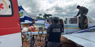 Um policial militar foi baleado oito vezes durante a proteção de fiscais do Indea