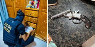 A Polícia Federal prendeu o pai, mãe e filho por envolvimento no tráfico de “cocaína nazista” em MT