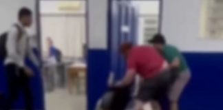 Dupla invadiu escola pública e espancou um adolescente de 17 anos; confira o vídeo