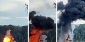 A Polícia Federal detonou uma retroescavadeira, apreendeu equipamentos e deteve 7 pessoas em uma operação contra o garimpo ilegal em terras indígenas de Mato Grosso: assista ao vídeo