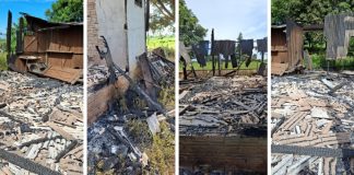 Morador reporta incêndio intencional em duas casas na área rural; assista ao vídeo