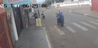 Vídeo revela o instante em que um empresário é assassinado a tiros por criminosos