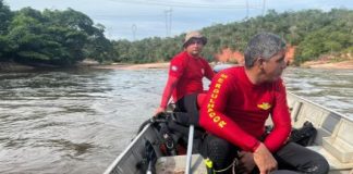 O cadáver de um jovem de 20 anos que se afogou em um rio no Mato Grosso foi descoberto