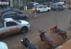 Uma mulher e duas crianças foram atingidas por um veículo em uma avenida em Mato Grosso; veja o vídeo