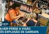 Mulher fica com a visão afetada após a explosão de uma garrafa de vinho em um supermercado; confira