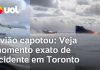 Avião capotou em Toronto: Registros em vídeo capturam o instante do incidente envolvendo um voo da Delta Airlines