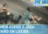 Homem jogou um garoto de 12 anos em um container de lixo após desentendimento em fast-food; confira