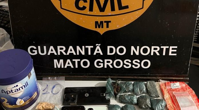 Polícia Civil fecha boca de fumo e prende cinco suspeitos por tráfico em Guarantã do Norte
